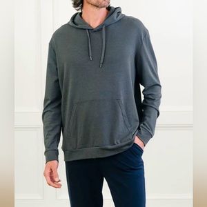 Cozy earth medium men’s ultra soft bamboo hoodie. Medium charcoal grey
